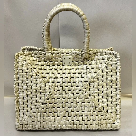 Salvatore Ferragamo Studio Raffia Bag - Picture 2 of 6